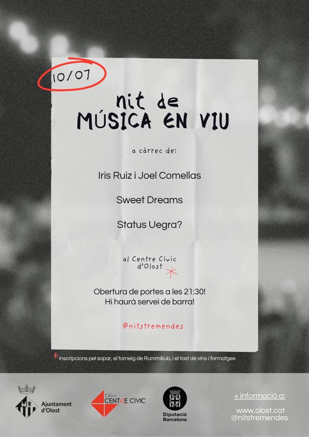 Nit Tremenda: Música en Viu